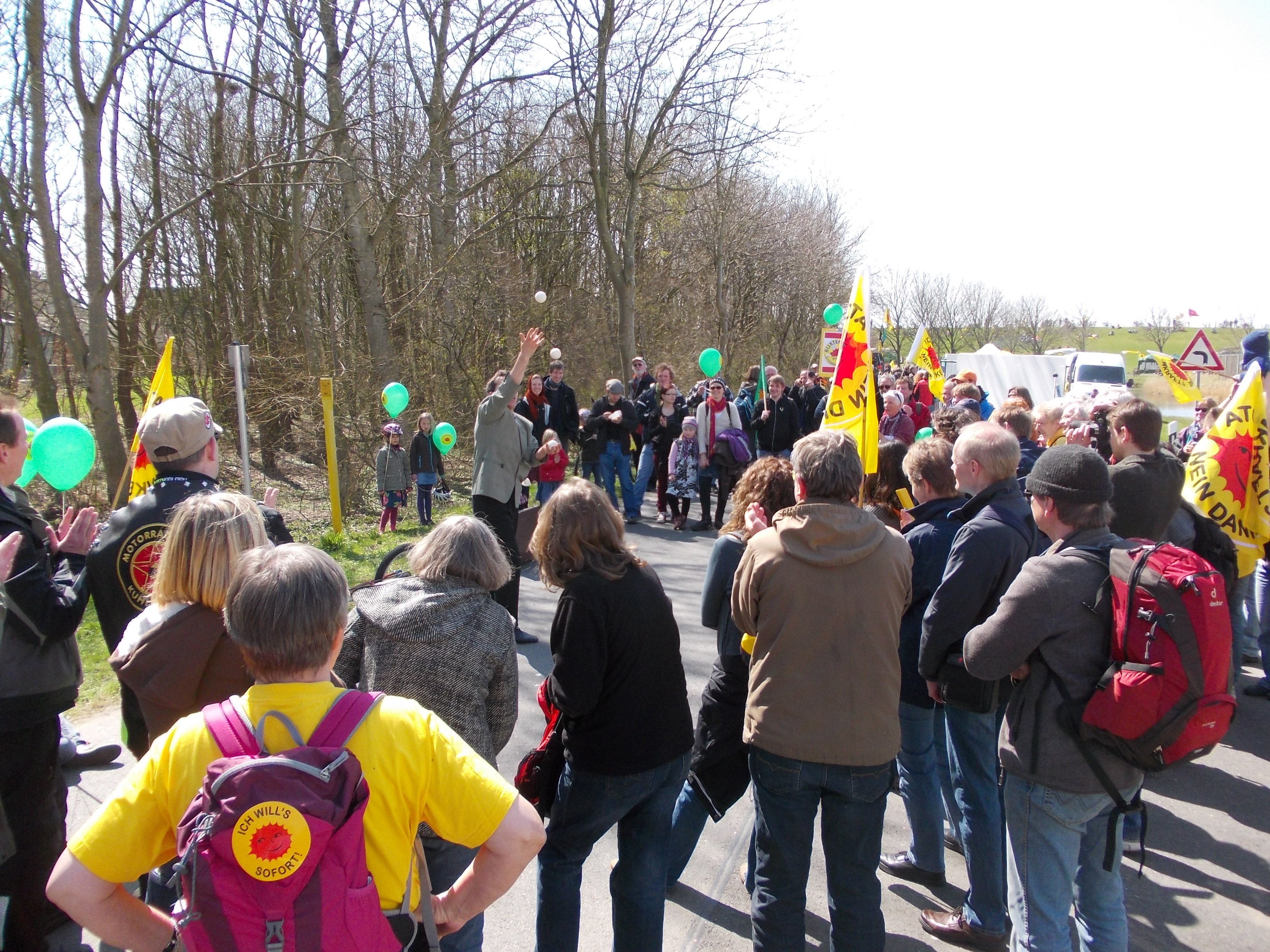 Protest- u. Kulturmeile am Akw Brokdorf 21.04.2013