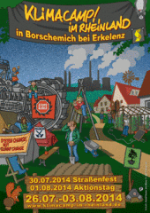 Plakat Klimacamp 2014