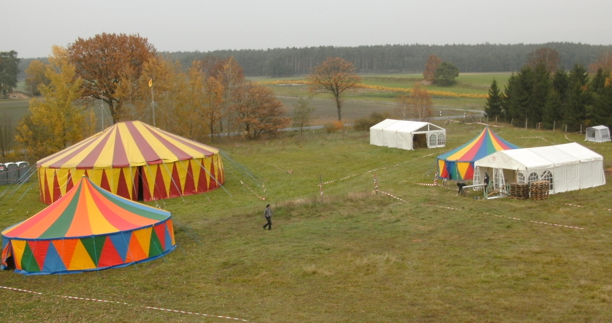 Zirkuszelt in Gedelitz 2010